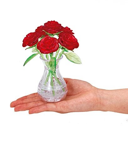 بيفرلي 47 قطعة لغز كريستال 6 وردة حمراء - Image 4